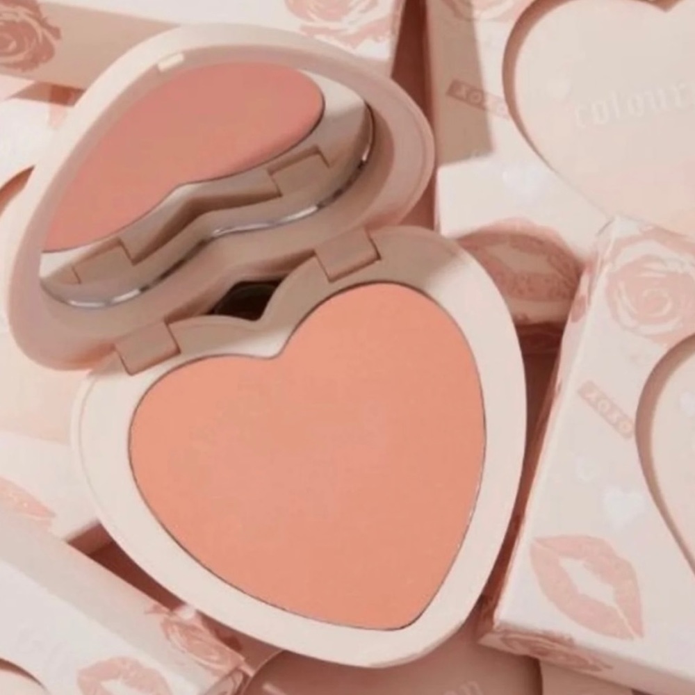 Brand New Kiss n Tell Colourpop Heart Blush